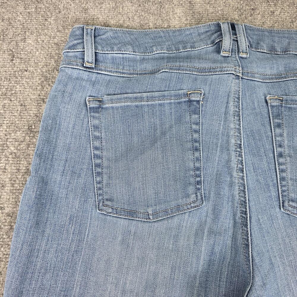 LL Bean Jeans Womens 14P Blue BeanFlex Stretch Mid Rise Classic Fit Denim Casual - Picture 13 of 16